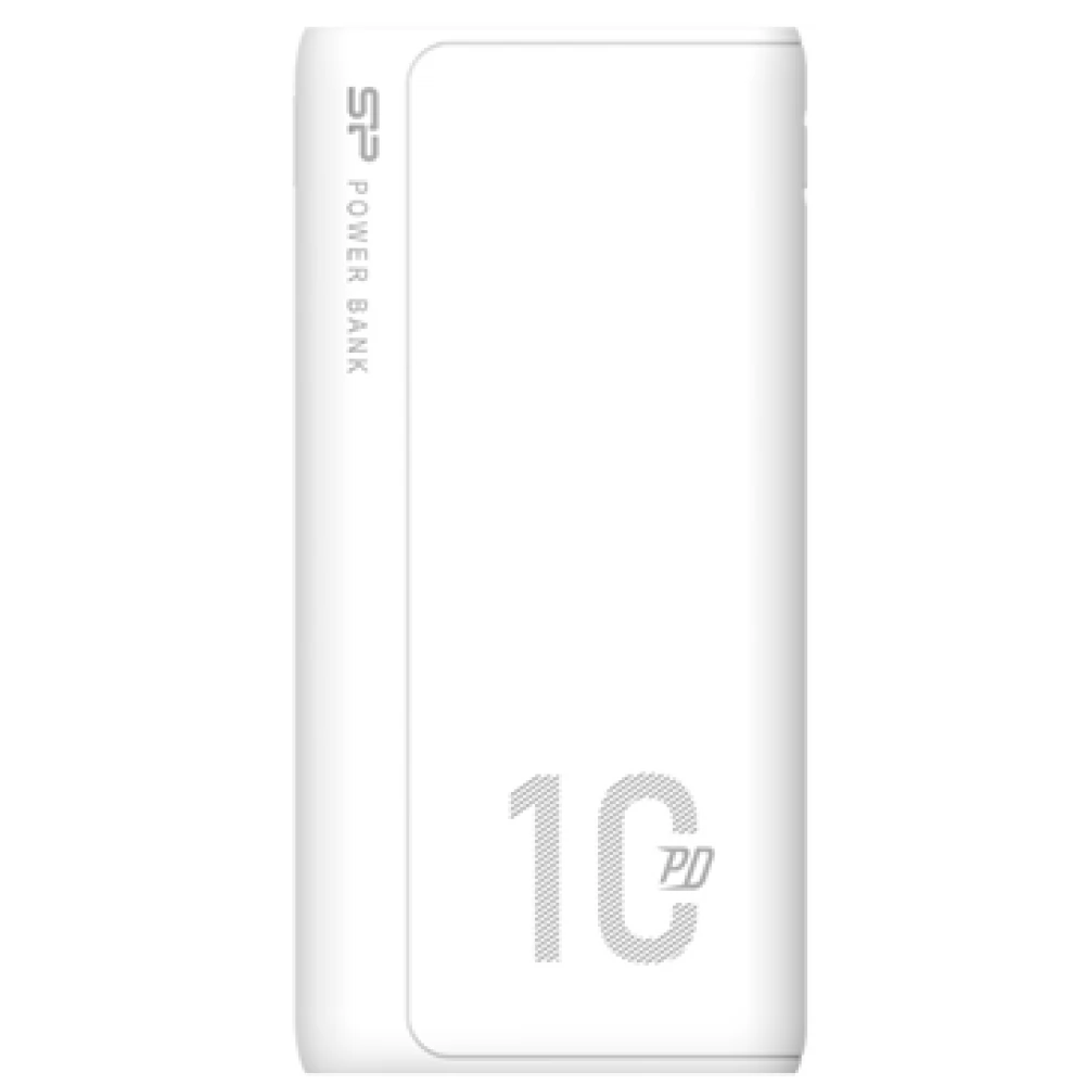 SILICON POWER QP15 Powerbank QC 3.0 2xUSB 1xUSB-C PD 10000mAh fehér