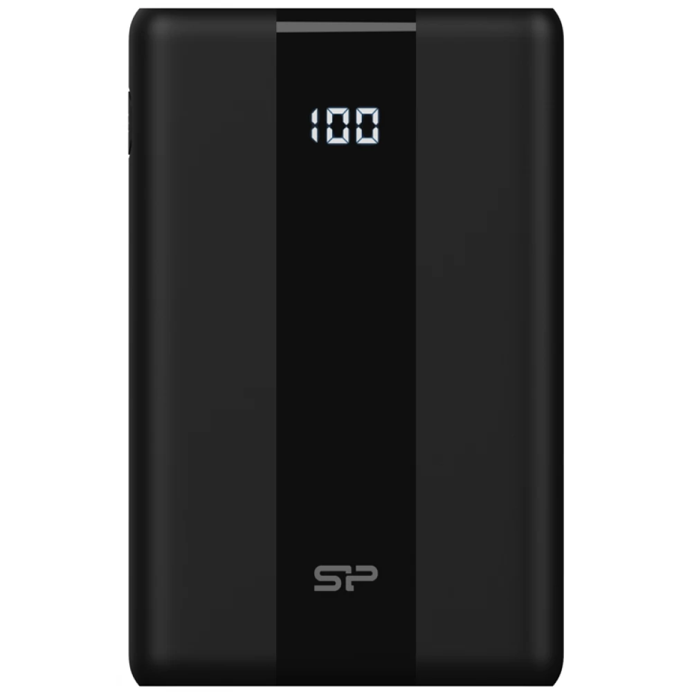 SILICON POWER QP55 Powerbank QC 3.0 USB/USB-C PD/Lightning 10000mAh fekete
