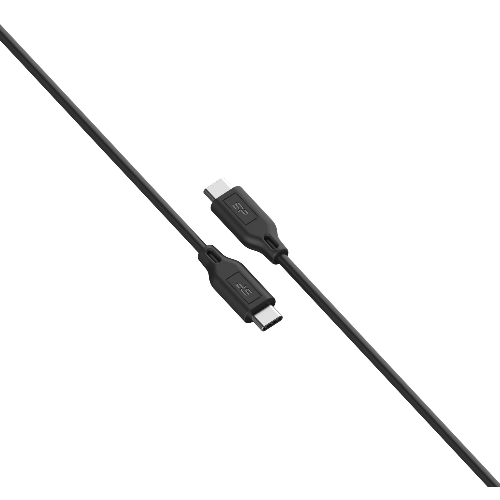 SILICON POWER USB 2.0 Type C Összekötő Fekete 1m SP1M0ASYLK15CC1K