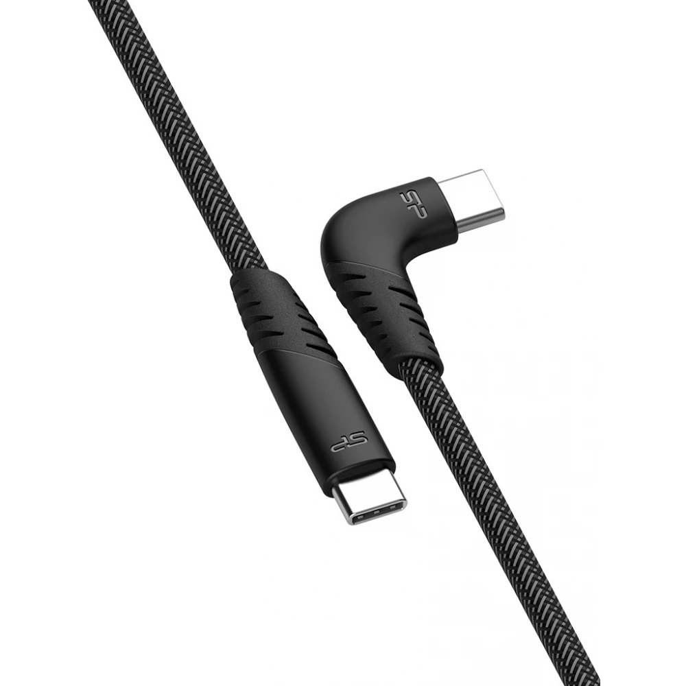 SILICON POWER USB 2.0 Type C Összekötő Fekete 1m SP1M0ASYLK50CC1G