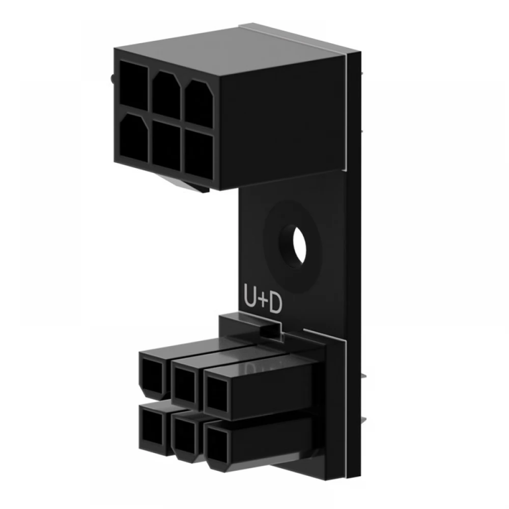 SINGULARITYCOMPUTERS PCI Express 6 pin Táp Fekete 3cm SC-A-PCIE6-UD