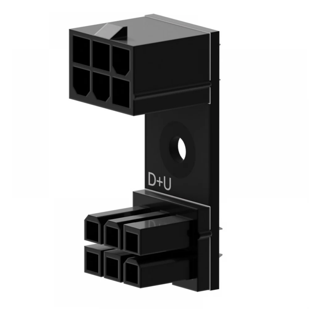 SINGULARITYCOMPUTERS PCI Express 6 pin Táp Fekete 3cm SC-A-PCIE6-DU