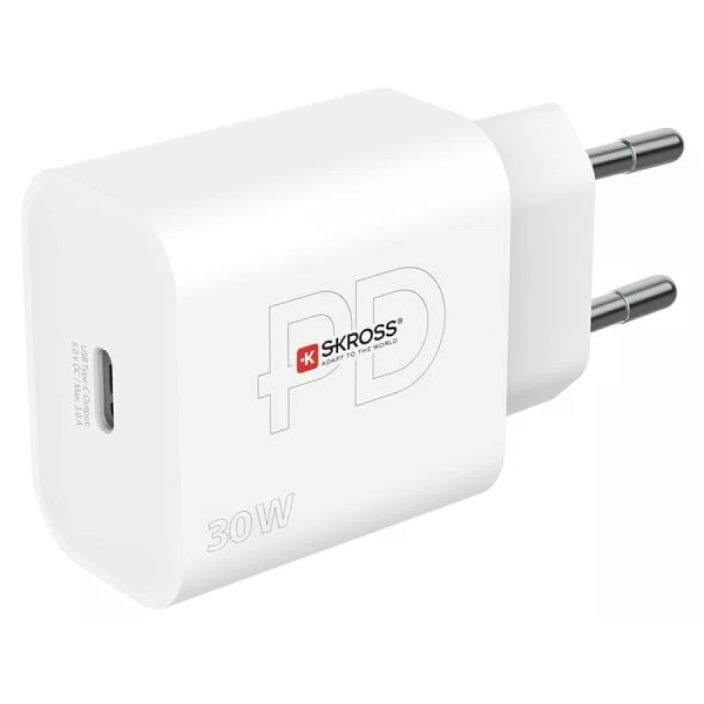 SKROSS 30W-os USB hálózati gyorstöltő USB-C csatlakozóval