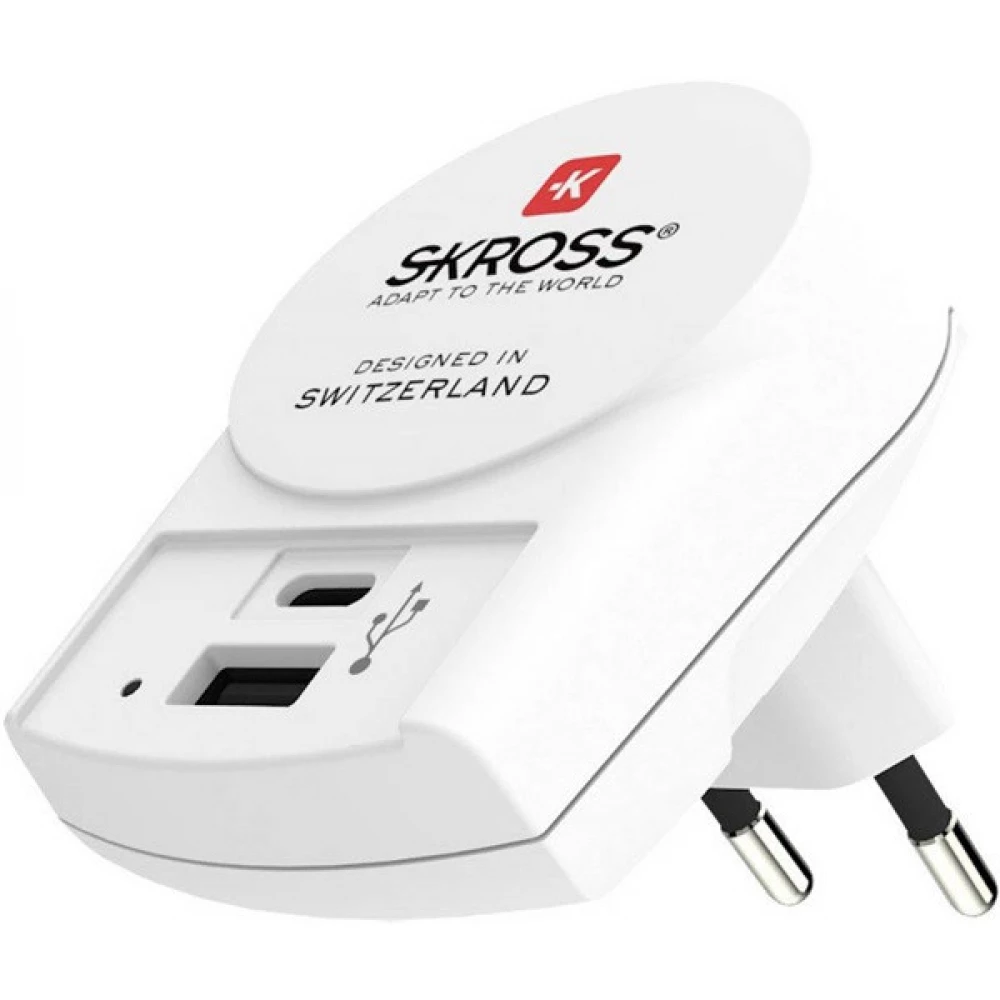 SKROSS Hálózati töltő A és C típusú bemenettel