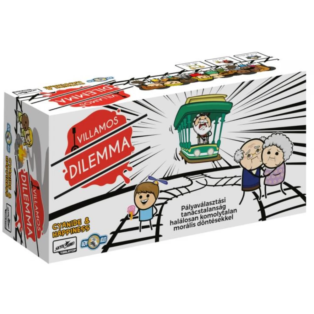SKYBOUND GAMES Villamosdilemma kártyajáték
