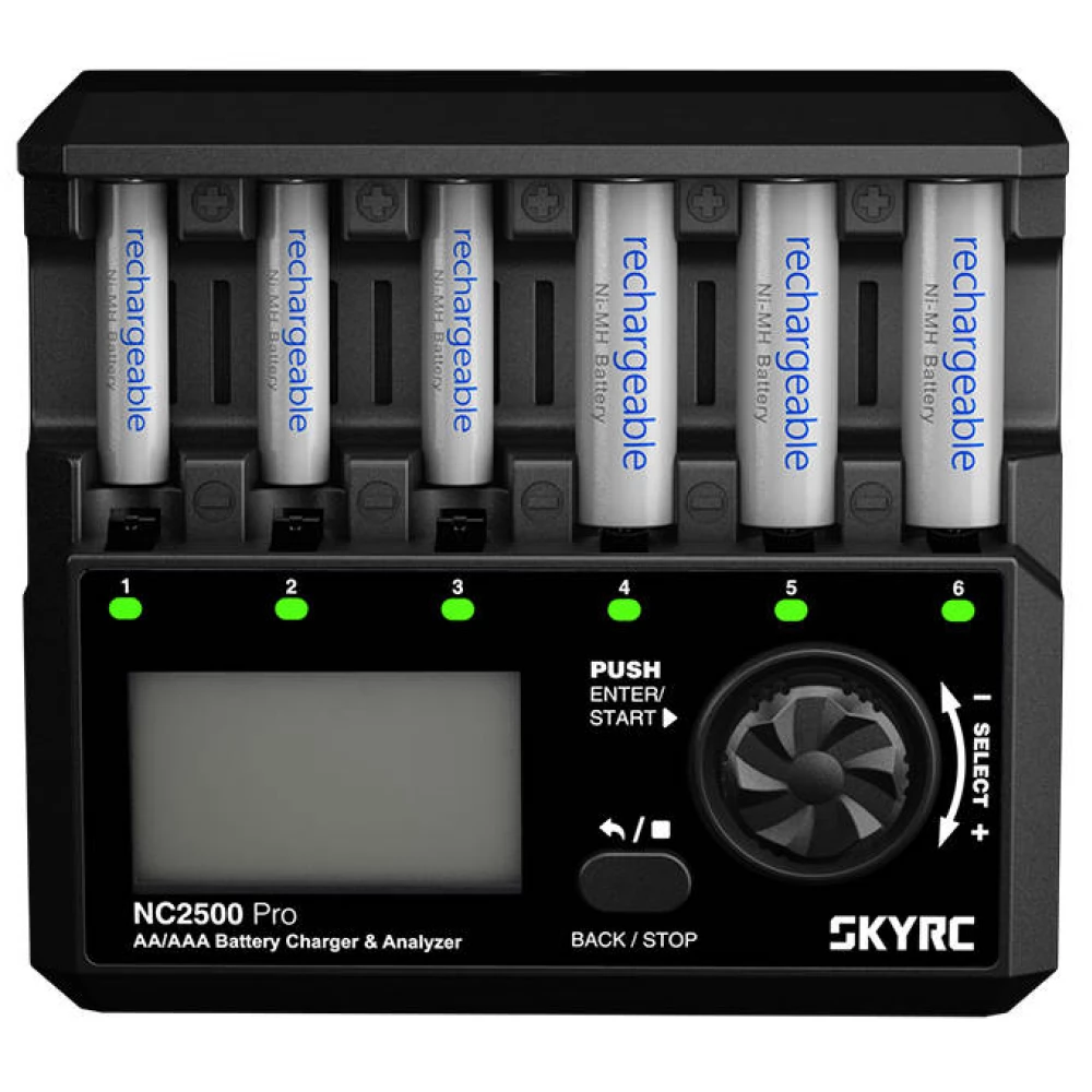SKYRC NC2500 Pro 6x AA / AAA NiMH/NiCd töltő