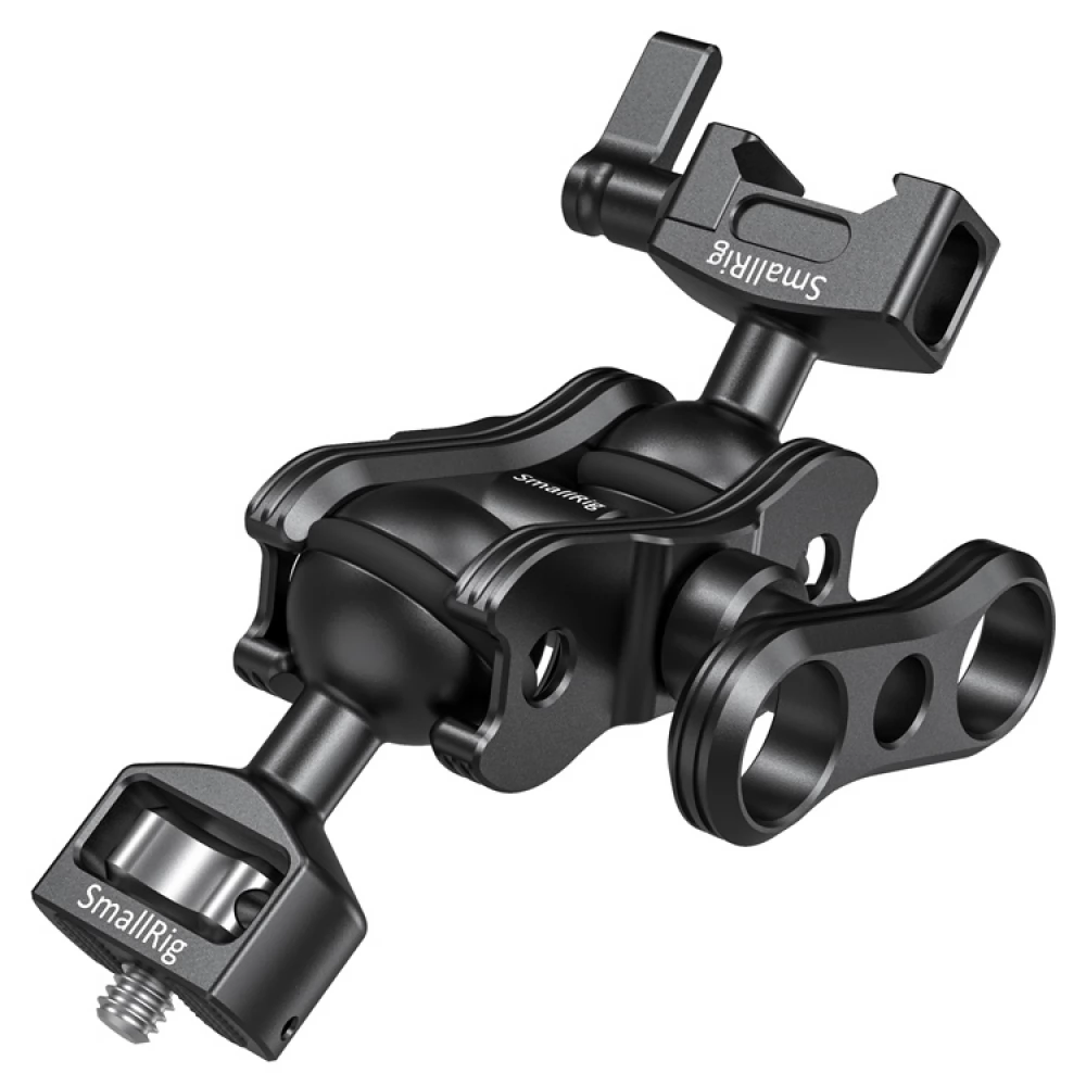 SMALLRIG Articulating Arm with Screw Ballhead and NATO Clamp Ballhead