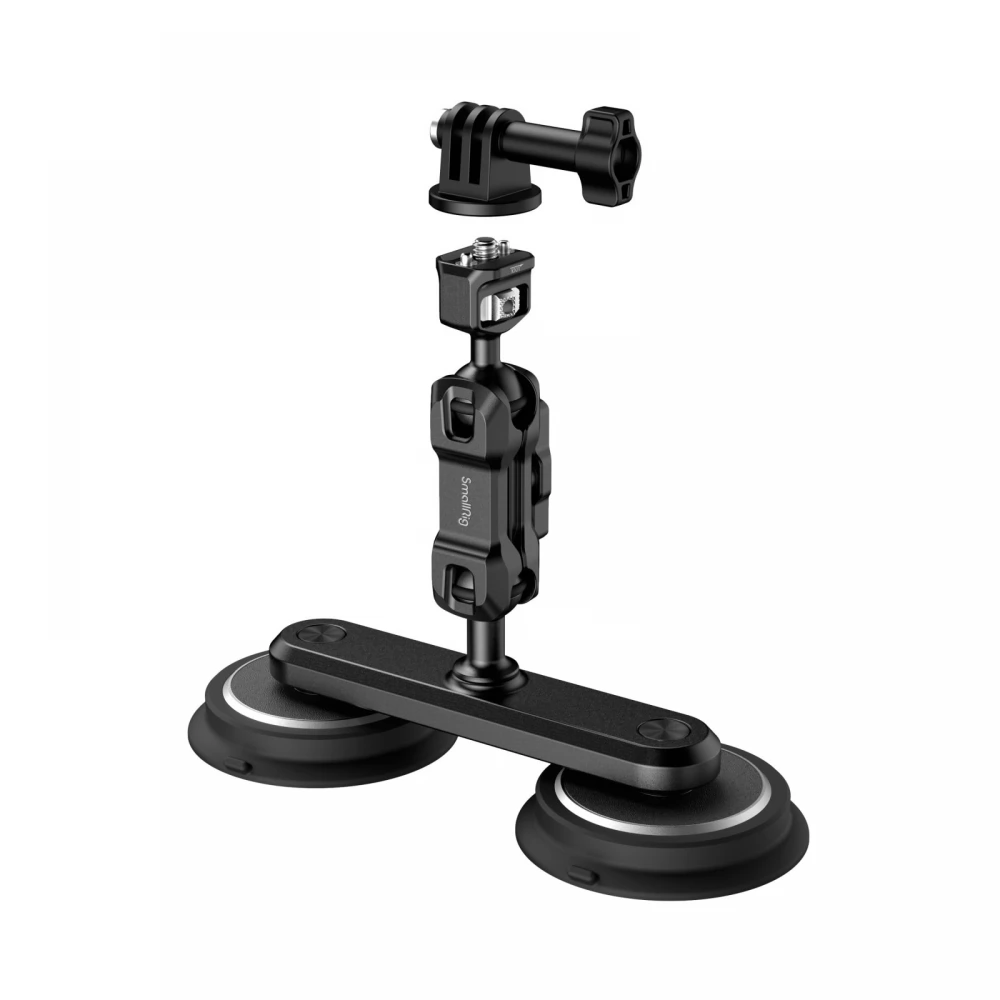 SMALLRIG Dual Magnetic Suction Cup Mounting Support Kit for Action Cameras