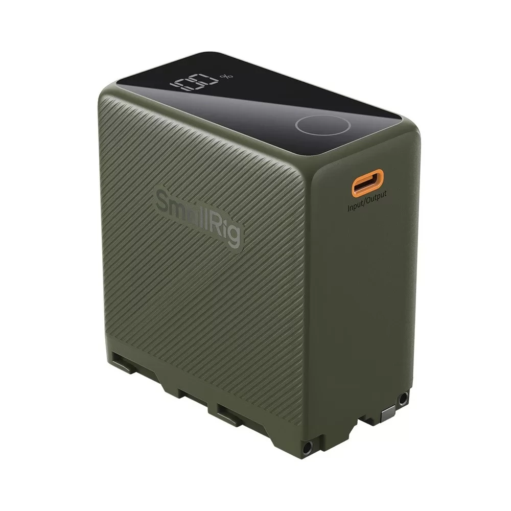 SMALLRIG NP-F970 Akkumulátor USB-C 10500mAh 7.3V zöld