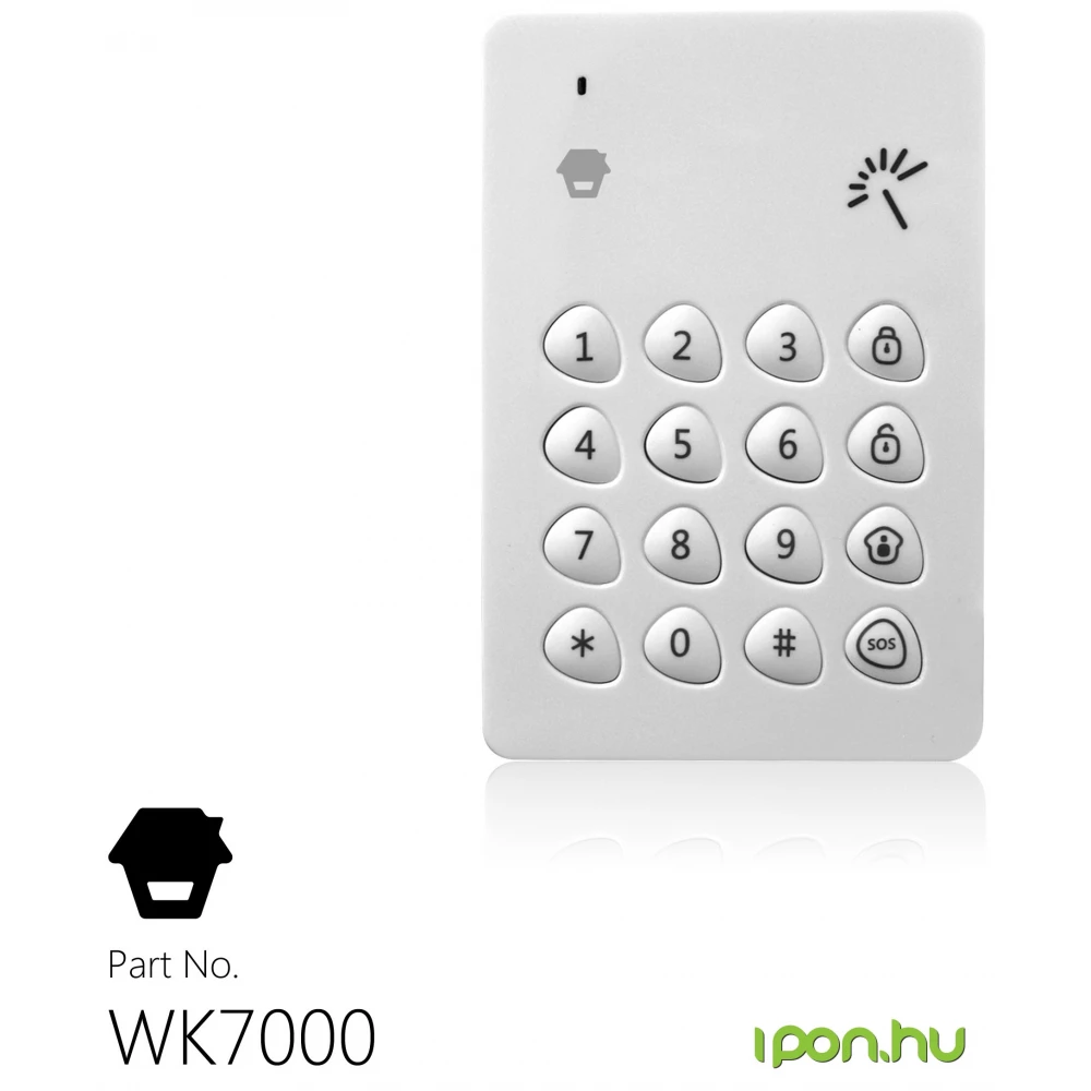 SMANOS WK7000 Wireless RFID Keypad