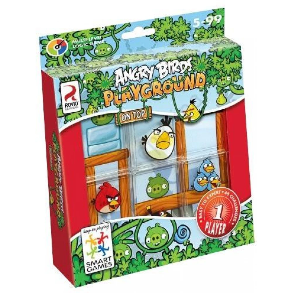 SMART GAMES Angry Birds Playground - On Top tili-toli játék