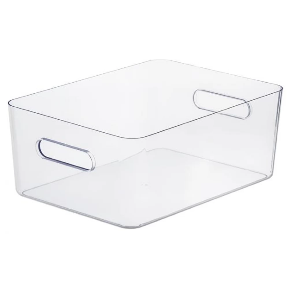 SMARTSTORE Compact Clear L Műanyag tárolódoboz 15.4 liter átlátszó