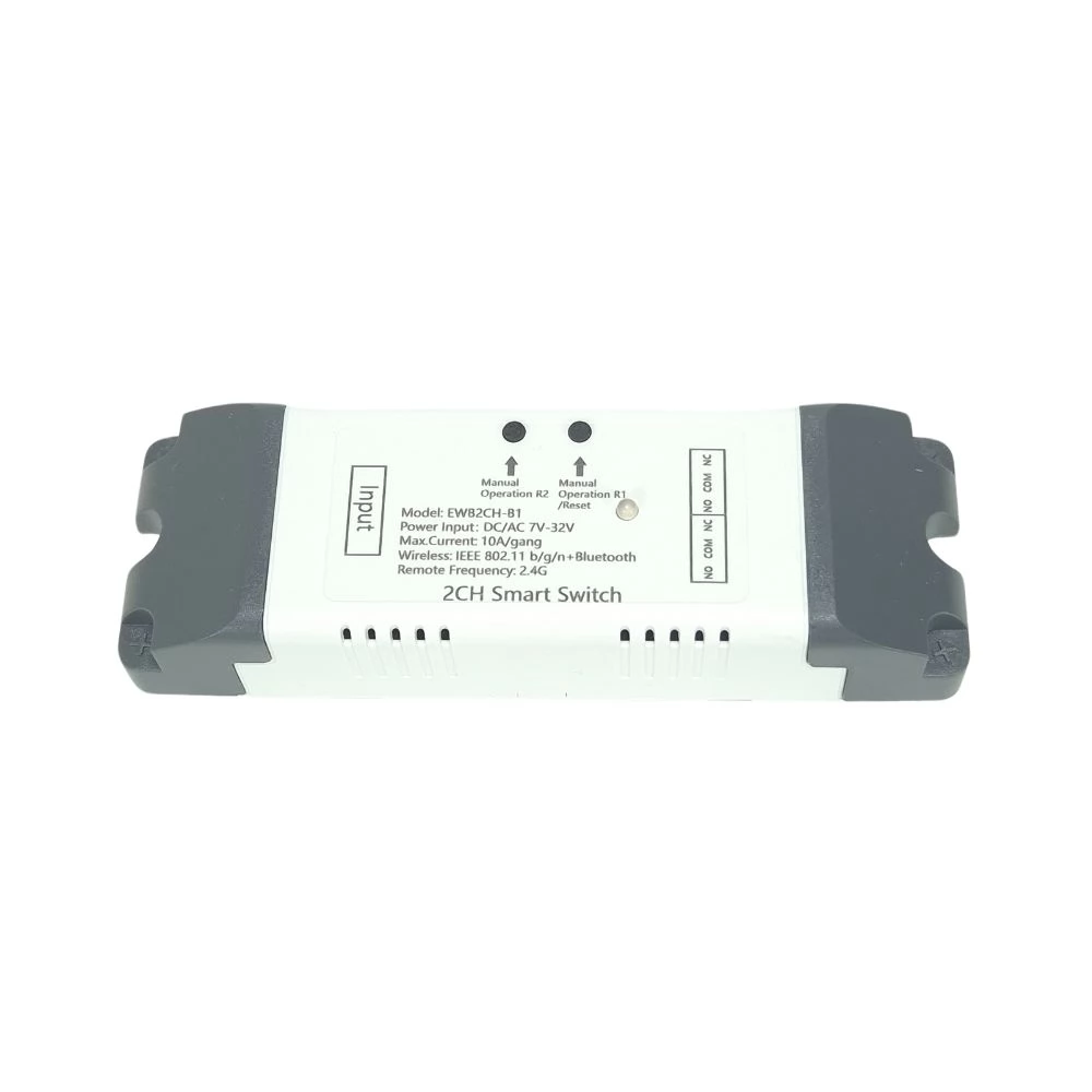 SMARTWISE 85V-250V AC két áramkörös Wi-Fi+Bluetooth NO/NC okosrelé