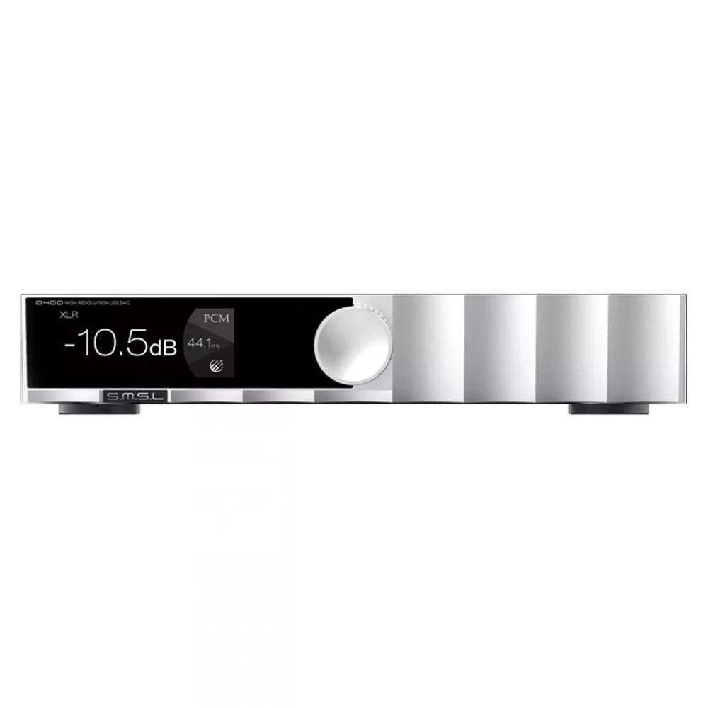 SMSL D400PRO MQA/MQA-CD DAC Bluetooth 5 aptX HD LDAC 32Bit Ezüst