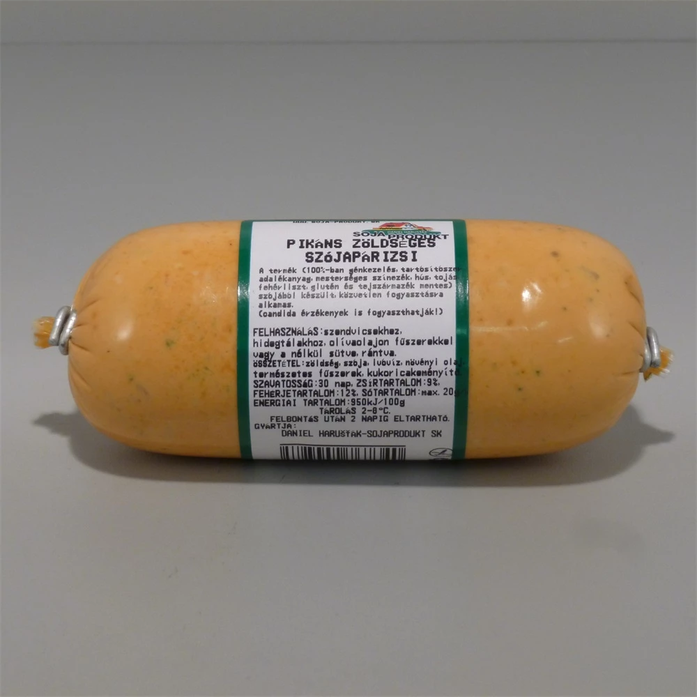 Sojaprodukt SOJAPRODUKT Sojaprodukt szójapárizsi pikáns zöldséges 200 g