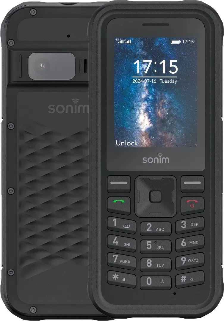 SONIM XP100 2.4” 4G 64MB/128MB Rugged Bar DS fekete