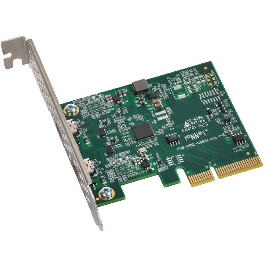SONNET Allegro USB-C (USB 3.2) 2-port PCIe card with two 10Gbps ports and USB-C charging