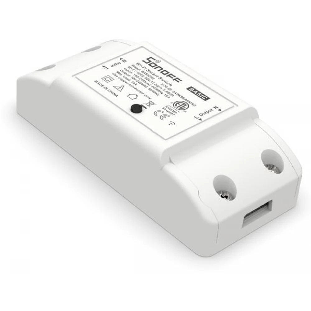 SONOFF SON-REL-BAS-R2 Basic (R2) Wi-Fi-s kapcsoló relé fehér