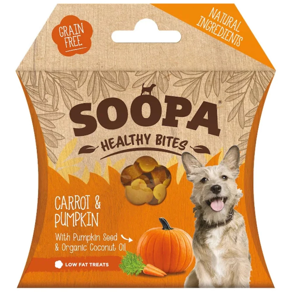 SOOPA Soopa healthy bites vegán jutalomfalat répa és sütőtök 50 g