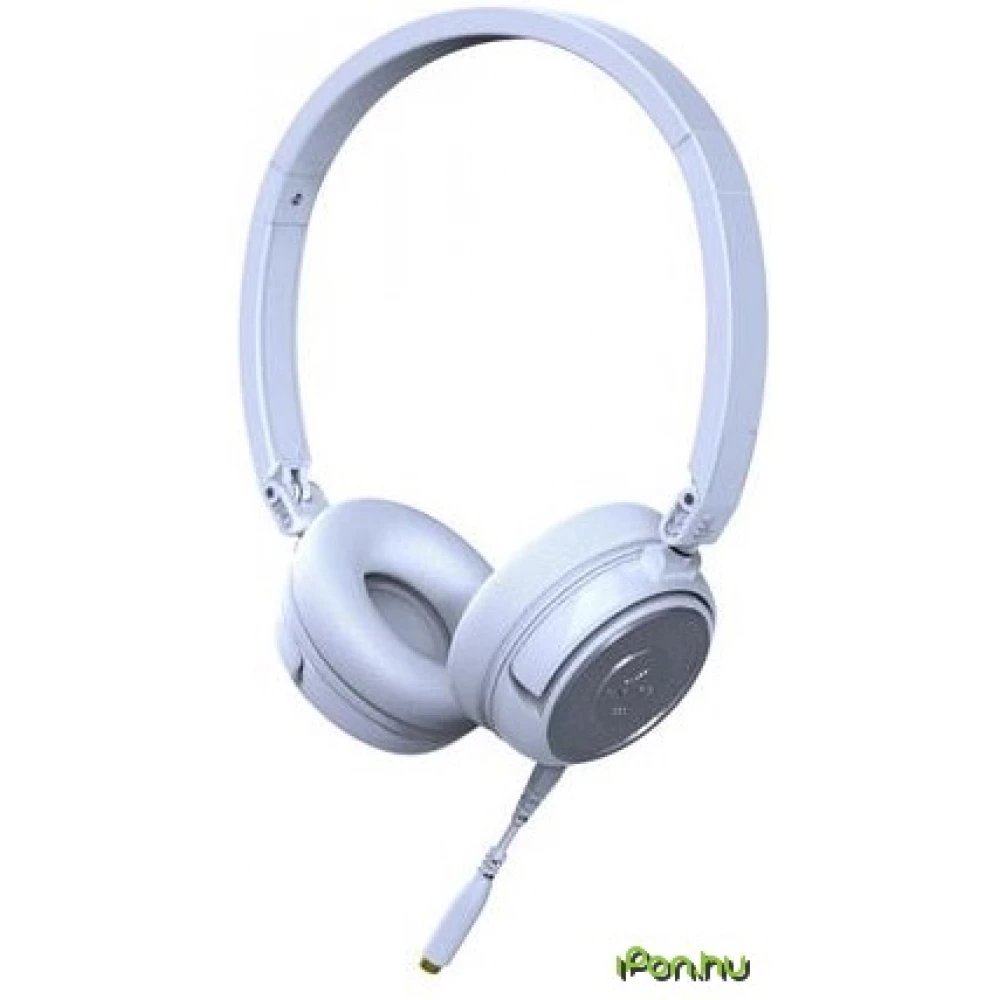 SOUNDMAGIC P30S Closed Back Headphones with Replaceable Cable and Mic fehér
