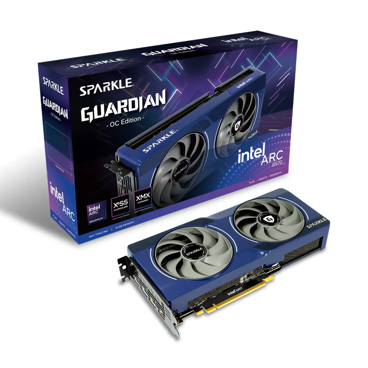 SPARKLE Intel Arc B570 10GB GDDR6 GUARDIAN OC PCIE