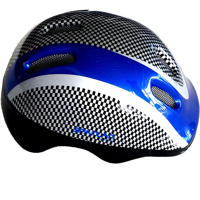 SPARTANSPORT Kerékpáros sisak kék M