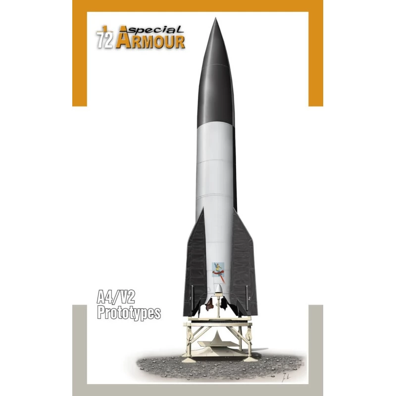 SPECIAL HOBBY 1/72 A4/V2 prototípus ballisztikus rakéta modell