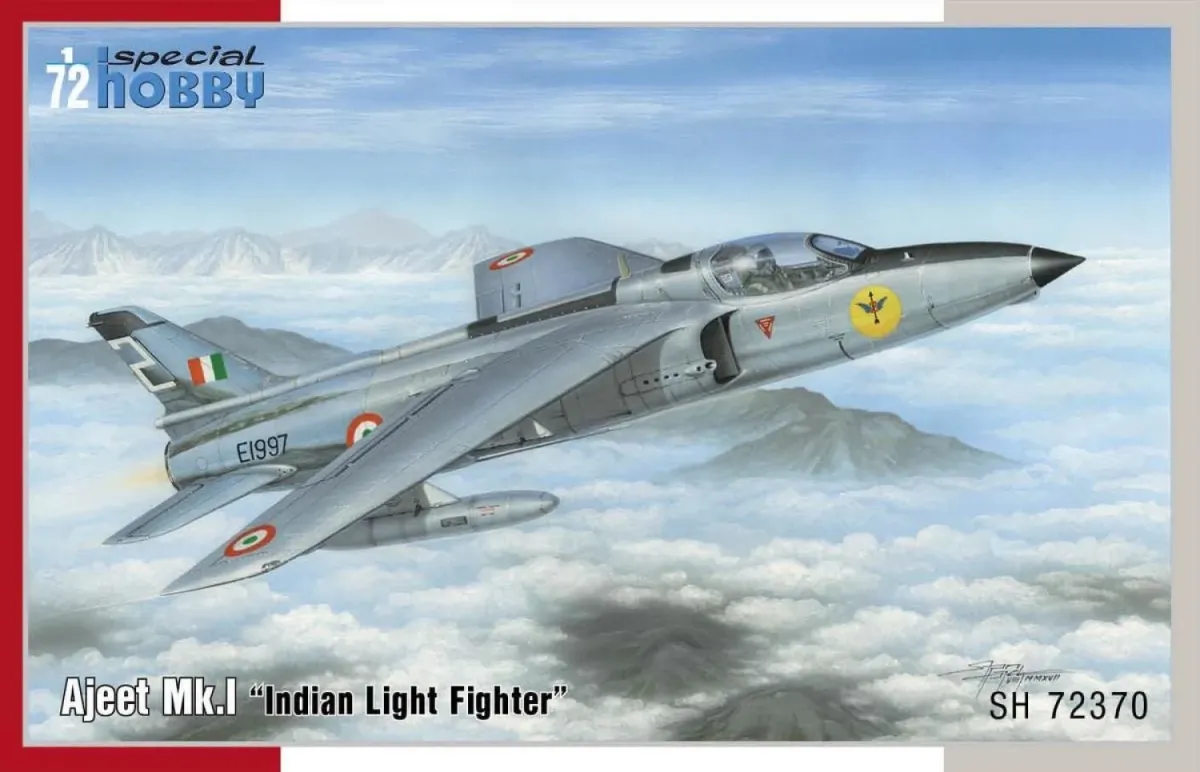 SPECIAL HOBBY 1/72 Ajeet Mk.I Indian Light Fighter vadászgép modell