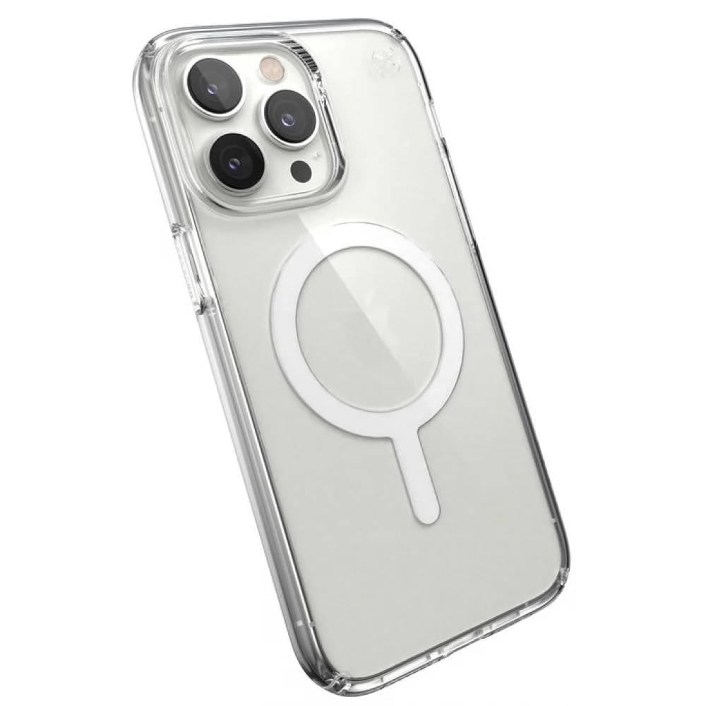 SPECK Presidio Perfect Clear MagSafe Case iPhone 14 Pro Max átlátszó