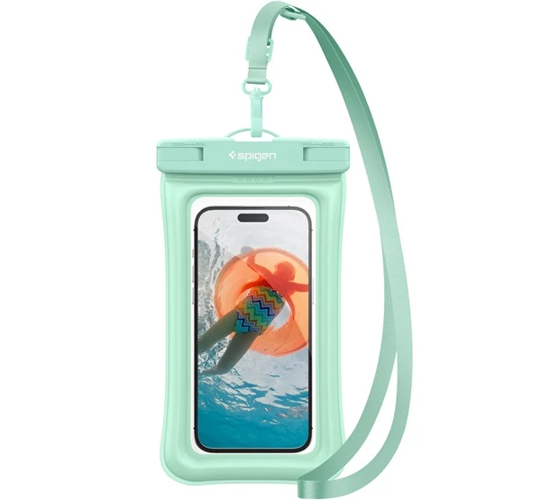 SPIGEN Aqua Shield Floating A610 univerzális lebegő vízálló tok menta