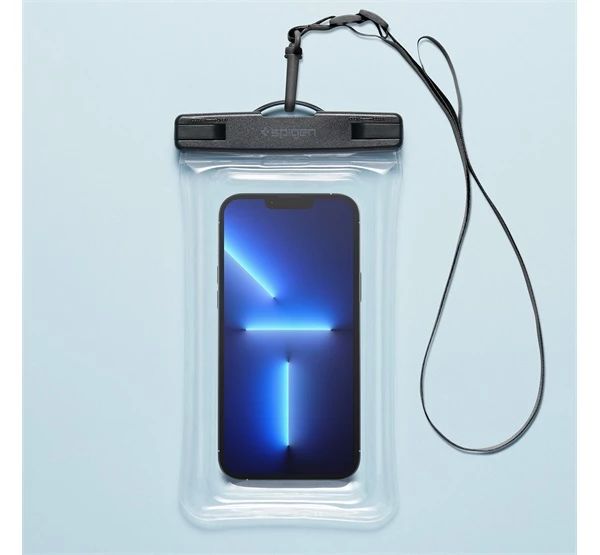 SPIGEN Aqua Shield Floating A610 univerzális lebegő vízálló tok átlátszó
