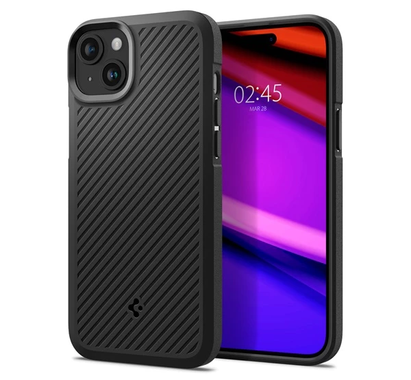 SPIGEN Core Armor Apple iPhone 15 Plus tok Matt fekete