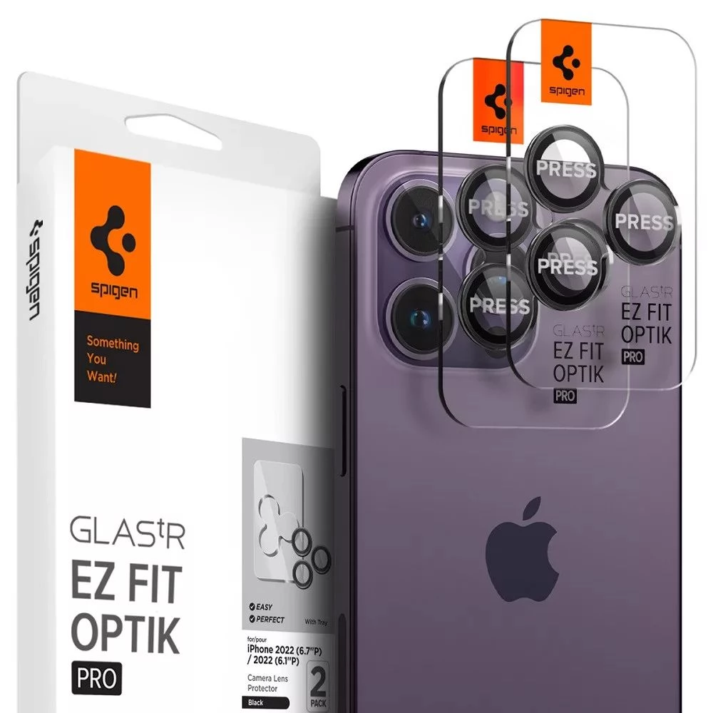 SPIGEN GlastR Optik Pro zero one kameravédő lencse iPhone 15 Pro/15 Pro Max/14 Pro/14 Pro Max 2db