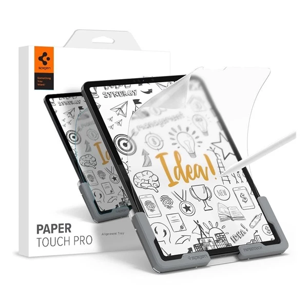 SPIGEN iPad Pro 11" (2022/2021/2020/2018) / iPad Air 10.9" (2022/2020) PaperTouch Pro fólia tálcával