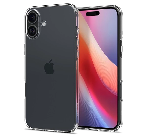 SPIGEN Liquid Crystal hátlaptok iPhone 16 Plus átlátszó