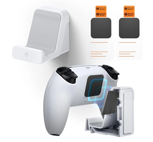 SPIGEN Playstation 4/5 / Nintendo Switch Pro / Xbox kontroller tartó VG300 fehér (2db)