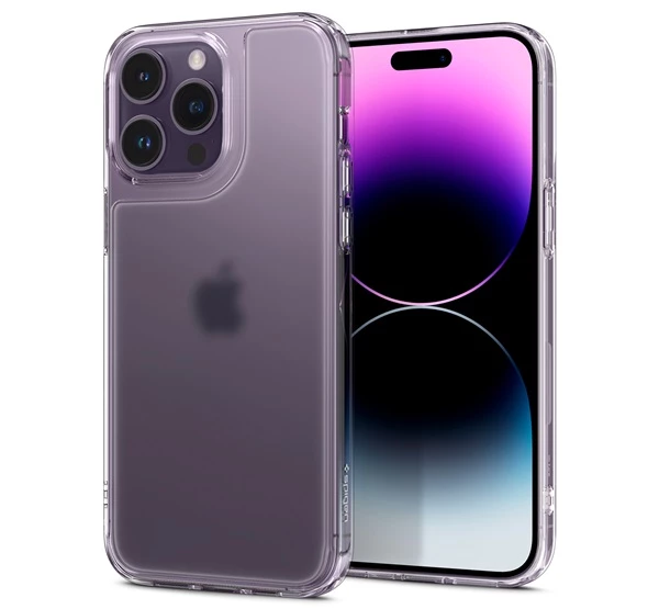 SPIGEN Quartz Hybrid Apple iPhone 14 Pro Max Matte Clear tok matt-átlátszó