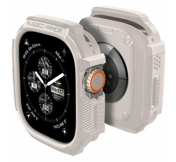 SPIGEN Rugged Armor Apple Watch Ultra 2/1 (49mm) tok bézs
