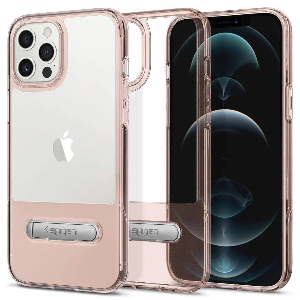 SPIGEN Slim Armor Essential S hátlap iPhone 12 Pro Max rózsaszín