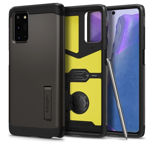 SPIGEN Tough Armor Samsung Galaxy Note 20 Gunmetal tok szürke