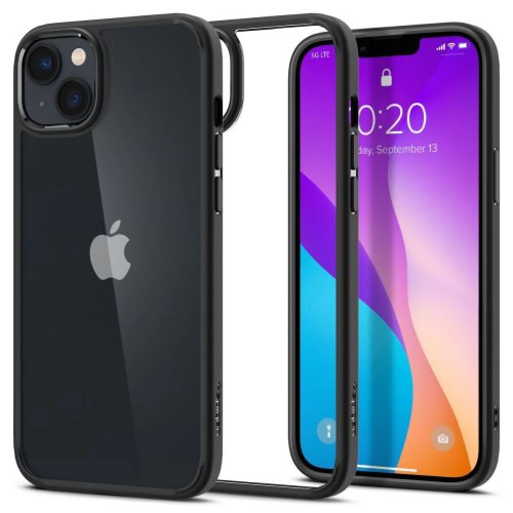 SPIGEN Ultra Hybrid hátlap iPhone 14 Plus átlátszó-fekete