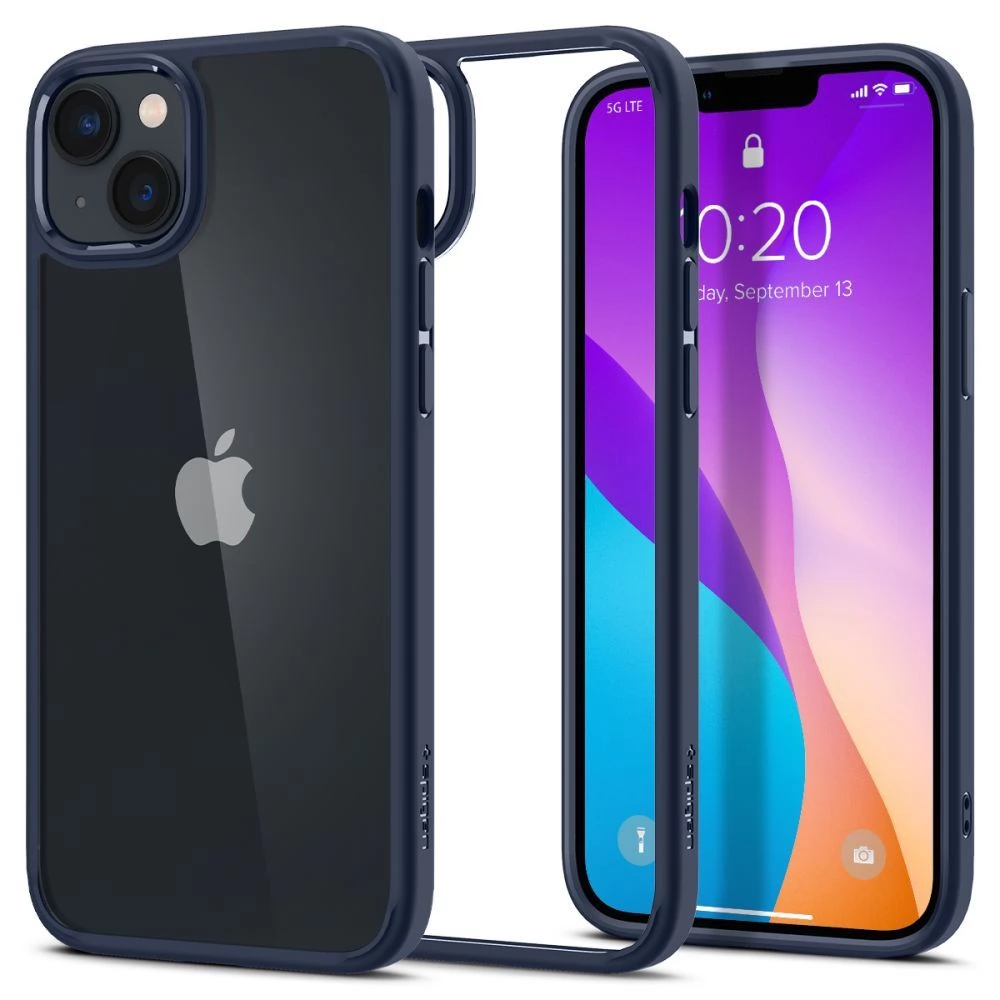SPIGEN Ultra Hybrid hátlap iPhone 14 Plus átlátszó-sötétkék