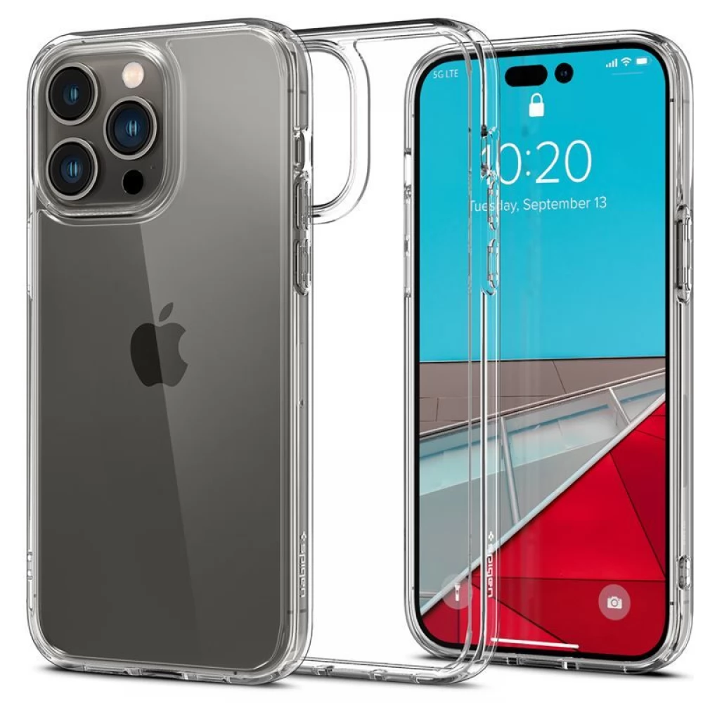 SPIGEN Ultra Hybrid hátlap iPhone 14 Pro Max átlátszó