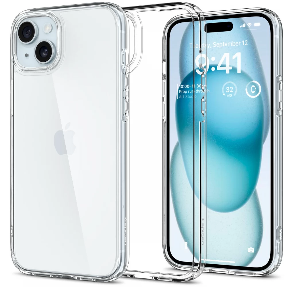 SPIGEN Ultra Hybrid hátlap iPhone 15 Plus átlátszó