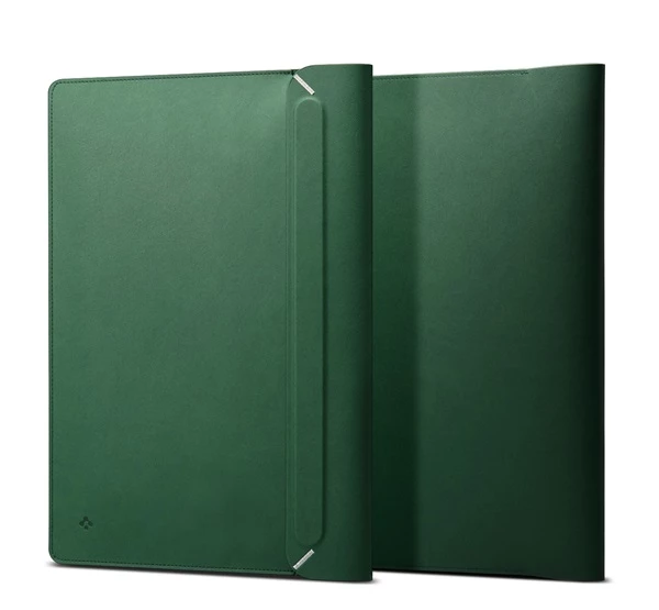 SPIGEN Valentinus Laptop Sleeve tok 16" zöld