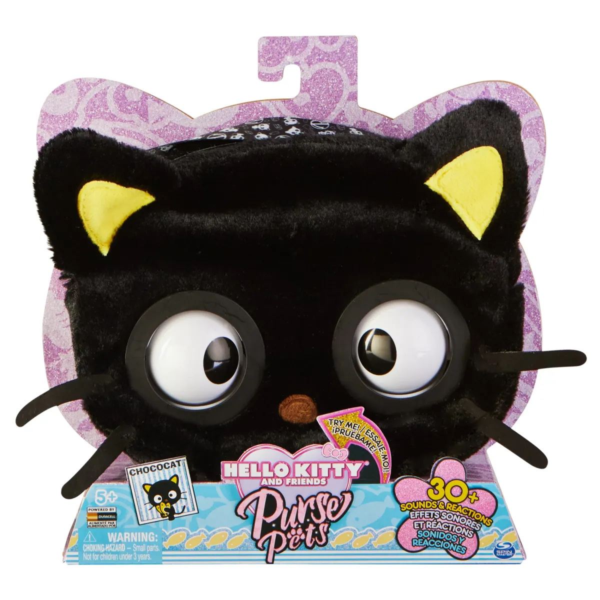 SPIN MASTER Purse Pets Hello Kitty Chococat táska NÉMET nyelvű