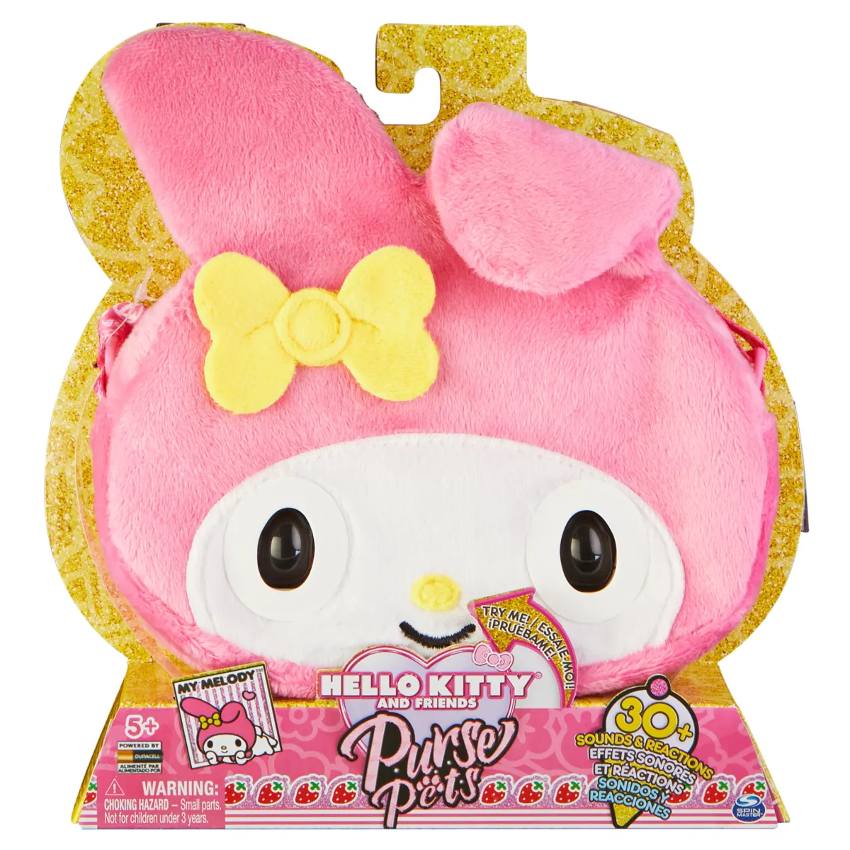 SPIN MASTER Purse Pets Hello Kitty My Melody táska NÉMET nyelvű