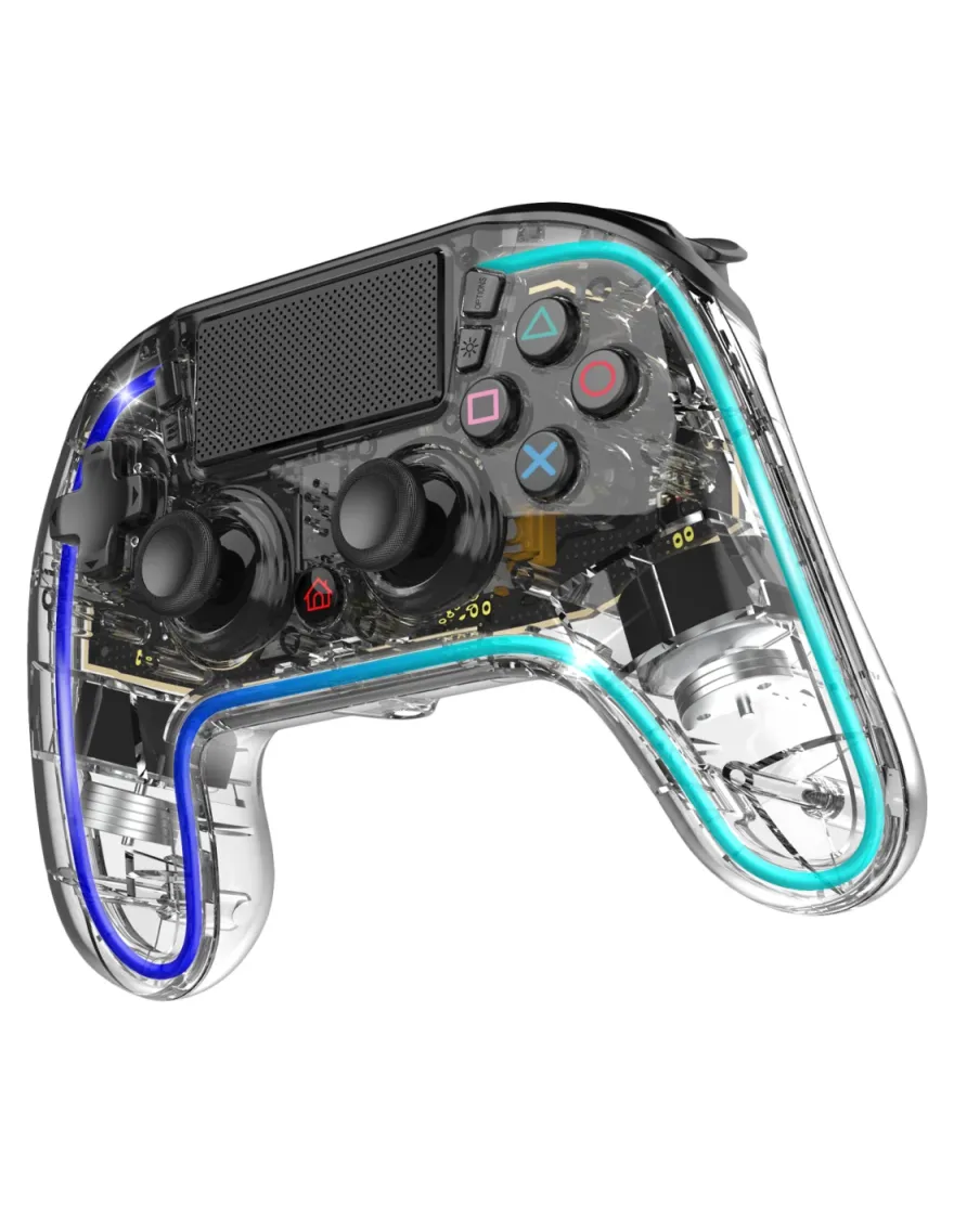 SPIRIT OF GAMER NEON BLUETOOTH RGB Gamepad átlátszó MULTI