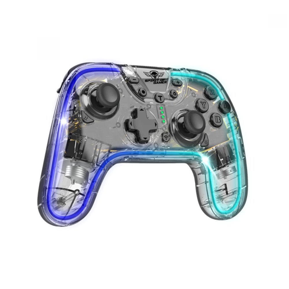 SPIRIT OF GAMER Pulse Gamepad Bluetooth átlátszó