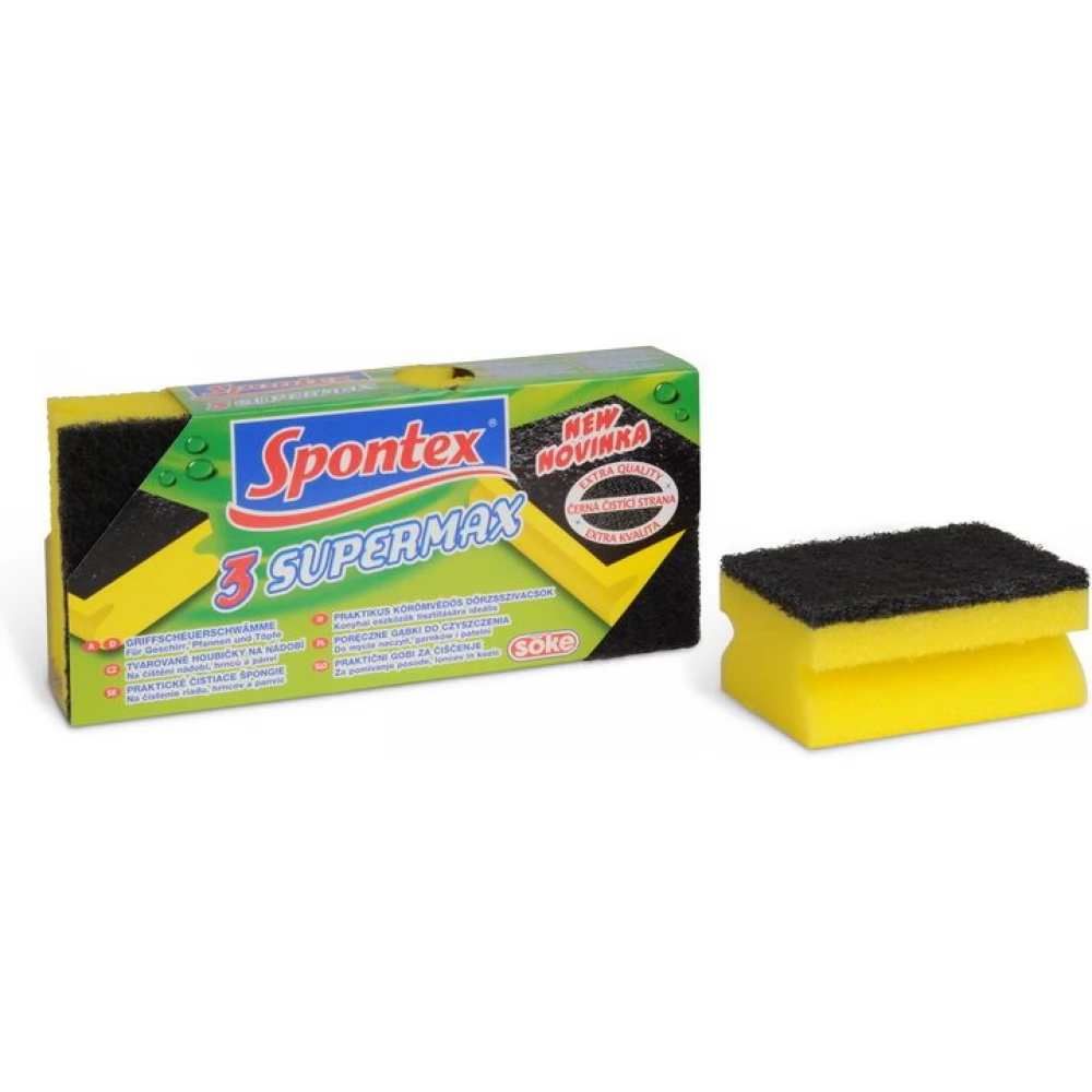 SPONTEX SSMSZ3 Mosogatószivacs súroló 3 db